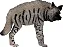 HIENA RISCADA COLLECTA RÉPLICA DE MAMÍFERO BRINQUEDO DE ANIMAL SELVAGEM MINIATURA - Imagem 2
