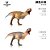 MAJUNGASAURUS CINZA GRTOYS HAOLONGGOOD DINOSSAURO CARNÍVORO MODELO CIENTÍFICO - Imagem 4