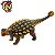 ANKYLOSAURUS MOJO FUN 2020 CINZA RÉPLICA DE DINOSSAURO HERBÍVORO DINOSSAURO DE BRINQUEDO PLÁSTICO ANQUILOSSAURO - Imagem 1