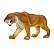 SMILODON MOJO FUN 2011 ANIMAL PRÉ HISTÓRICO ERA DO GELO MINIATURA IMPORTADA - Imagem 1