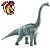 BRACHIOSAURUS MOJO FUN 2015 CINZA PESCOÇO ELEVADO BRINQUEDO DE DINOSSAURO MINIATURA IMPORTADA DINOSSAURO HERBÍVORO BRAQUIOSSAURO - Imagem 1