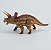 TRICERATOPS RECUR 2024 RÉPLICA BRINQUEDO DE DINOSSAURO MINIATURA SÓLIDA TRICERÁTOPE - Imagem 2