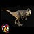 TIRANOSSAURO REX KILLER QUEEN REBOR MARROM PLANÍCIE MINIATURA DE T-REX DINOSSAURO COLECIONÁVEL - Imagem 5