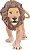 LEÃO AFRICANO PAPO BRINQUEDO ANIMAL SELVAGEM EM MINIATURA FELINO DE BRINQUEDO - Imagem 3