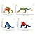 CONJUNTO DE 12 ANFÍBIOS TOYMANY FIGURAS DE ANIMAIS SELVAGENS DE BRINQUEDO SAPOS MINIATURA - Imagem 3