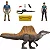 CONJUNTO PERIGO SPINOSAURUS STORYPACK JURASSIC WORLD REBIRTH MATTEL DINOSSAURO ARTICULADO - Imagem 4