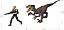 CONJUNTO ZORA BENNET E VELOCIRAPTOR MATTEL JURASSIC WORLD REBIRTH - Imagem 2
