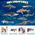 CONJUNTO DE 8 TUBARÕES TOYMANY FIGURAS DE PEIXES MARINHOS DE BRINQUEDO - Imagem 2