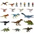 CONJUNTO 20 MINI FIGURAS E DINOSSAUROS JURASSIC WORLD CHAOS THEORY MATTEL - Imagem 2