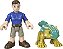 BEN E ANKYLOSAURUS BUMPY IMAGINEXT BOLOTA ACAMPAMENTO JURÁSSICO MATTEL - Imagem 4