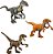 VELOCIRAPTOR SET JURASSIC PARK TRILOGY CONJUNTO COM 3 FIGURAS MATTEL - Imagem 2