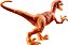 VELOCIRAPTOR ATTACK PACK LARANJA CONJUNTO DE ATAQUE FIGURA BÁSICA JURASSIC WORLD FALLEN KINGDOM MATTEL - Imagem 4