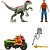 DENNIS NEDRY PACOTE DE RASTREAMENTO E CAPTURA COM VELOCIRAPTOR 93 CLASSIC MATTEL JURASSIC PARK - Imagem 7