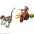 DENNIS NEDRY PACOTE DE RASTREAMENTO E CAPTURA COM VELOCIRAPTOR 93 CLASSIC MATTEL JURASSIC PARK - Imagem 2