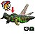 STOMATOSUCHUS MATTEL WILD ROAR JURASSIC WORLD SURVIVAL CROCODILO COM SOM E LUZ - Imagem 3