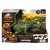 CERATOSAURUS MATTEL ROAR ATTACK VERDE DINO ESCAPE JURASSIC WORLD CAMP CRETACEOUS CERATOSSAURO DINOS COM SONS - Imagem 2