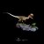 DILOPHOSAURUS HAOLONGGOOD 1:20 ESTÁTUA EM RESINA DE CASAL DE DILOFOSSAUROS COM BASE - Imagem 3