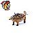 GASTONIA AMARELO HAOLONGGOOD MINIATURA DINOSSAURO ENCOURAÇADO BONECO - Imagem 4
