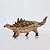 GASTONIA VERDE HAOLONGGOOD MINIATURA DINOSSAURO ENCOURAÇADO BONECO - Imagem 1