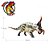 EINIOSAURUS HAOLONGGOOD DIORAMA COM 2 DINOSSAUROS LUTANDO EINIOSSAURO - Imagem 3