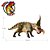 EINIOSAURUS HAOLONGGOOD DIORAMA COM 2 DINOSSAUROS LUTANDO EINIOSSAURO - Imagem 2