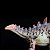DACENTRURUS HAOLONGGOOD MARROM MINIATURA DINOSSAURO ESTEGOSSAURÍDEO ESPINHOSO - Imagem 4
