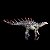 DACENTRURUS HAOLONGGOOD MARROM MINIATURA DINOSSAURO ESTEGOSSAURÍDEO ESPINHOSO - Imagem 1