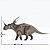 STYRACOSAURUS HAOLONGGOOD MARROM MINIATURA DINOSSAURO CHIFRUDO ESTIRACOSSAURO - Imagem 2
