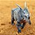 STYRACOSAURUS HAOLONGGOOD MARROM MINIATURA DINOSSAURO CHIFRUDO ESTIRACOSSAURO - Imagem 4
