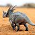 STYRACOSAURUS HAOLONGGOOD VERDE MINIATURA DINOSSAURO CHIFRUDO ESTIRACOSSAURO - Imagem 4