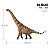 EUHELOPUS HAOLONGGOOD MARROM MINIATURA DINOSSAURO PESCOÇO LONGO HERBÍVORO - Imagem 4
