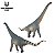 EUHELOPUS HAOLONGGOOD CINZA MINIATURA DINOSSAURO PESCOÇO LONGO HERBÍVORO - Imagem 9