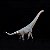 EUHELOPUS HAOLONGGOOD CINZA MINIATURA DINOSSAURO PESCOÇO LONGO HERBÍVORO - Imagem 4