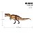 ACROCANTHOSAURUS HAOLONGGOOD MARROM DINOSSAURO CARNÍVORO MODELO CIENTÍFICO ACROCANTOSSAURO - Imagem 2