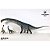 DREADNOUGHTUS HAOLONGGOOD AZUL COM FILHOTES DINOSSAURO MODELO CIENTÍFICO SAURÓPODE MINIATURA - Imagem 1
