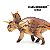 XENOCERATOPS HAOLONGGOOD AMARELO MINIATURA DINOSSAURO CHIFRUDO CERATOPSIANO - Imagem 4