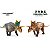 XENOCERATOPS HAOLONGGOOD CINZA MINIATURA DINOSSAURO CHIFRUDO CERATOPSIANO - Imagem 8