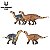 IGUANODON HAOLONGGOOD AMARELO MINIATURA DINOSSAURO ORNITÓPODE IGUANODONTE - Imagem 4