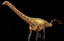 DIPLODOCUS HAOLONGGOOD AMARELO DINOSSAURO MINIATURA COLECIONÁVEL DE DIPLODOCO - Imagem 1