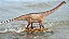 DIPLODOCUS HAOLONGGOOD MARROM DINOSSAURO MINIATURA COLECIONÁVEL DE DIPLODOCO - Imagem 1