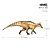SAUROLOPHUS HAOLONGGOOD AMARELO MINIATURA DINOSSAURO ORNITÓPODE BICO DE PATO SAUROLOFO - Imagem 2
