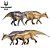 SAUROLOPHUS HAOLONGGOOD AMARELO MINIATURA DINOSSAURO ORNITÓPODE BICO DE PATO SAUROLOFO - Imagem 5