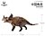 SINOCERATOPS HAOLONGGOOD MARROM DINOSSAURO HERBÍVORO COM CHIFRES MODELO CIENTÍFICO - Imagem 4
