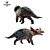 SINOCERATOPS HAOLONGGOOD AZUL DINOSSAURO HERBÍVORO COM CHIFRES MODELO CIENTÍFICO - Imagem 3