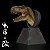 BUSTO DE TYRANNOSAURUS REX NANMU MARROM 2020 ESTATUETA EM RESINA TIRANOSSAURO REX - Imagem 1