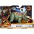 TRICERATOPS MATTEL 2022 VERDE E MARROM ROAR STRIKERS JURASSIC WORLD DOMINION RUGE E ATACA - Imagem 6