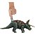 TRICERATOPS MATTEL 2022 VERDE E MARROM ROAR STRIKERS JURASSIC WORLD DOMINION RUGE E ATACA - Imagem 3