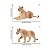 CONJUNTO DE 6 LEÕES TOYMANY FIGURAS DE FELINOS REALISTAS MINIATURAS COLECIONÁVEIS - Imagem 4