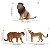 CONJUNTO DE FELINOS SELVAGENS TOYMANY 12 FIGURAS REALISTAS MINIATURAS COLECIONÁVEIS - Imagem 8