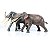 STEGOTETRABELODON HAOLONGGOOD MARROM MINIATURA ELEFANTE EXTINTO MAMÍFERO PRÉ-HISTÓRICO - Imagem 10